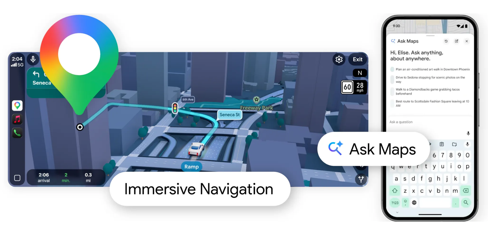 maps navigazione immersiva gemini