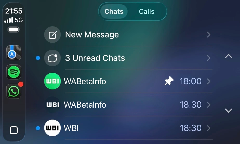 whatsapp carplay