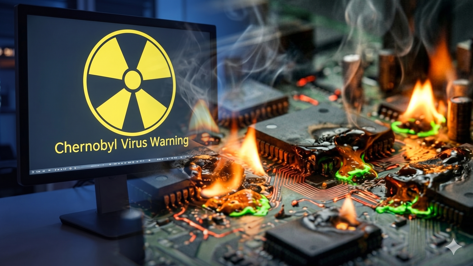 Virus Chernobyl CIH: come distrusse 60 milioni di PC e nessuno fu condannato