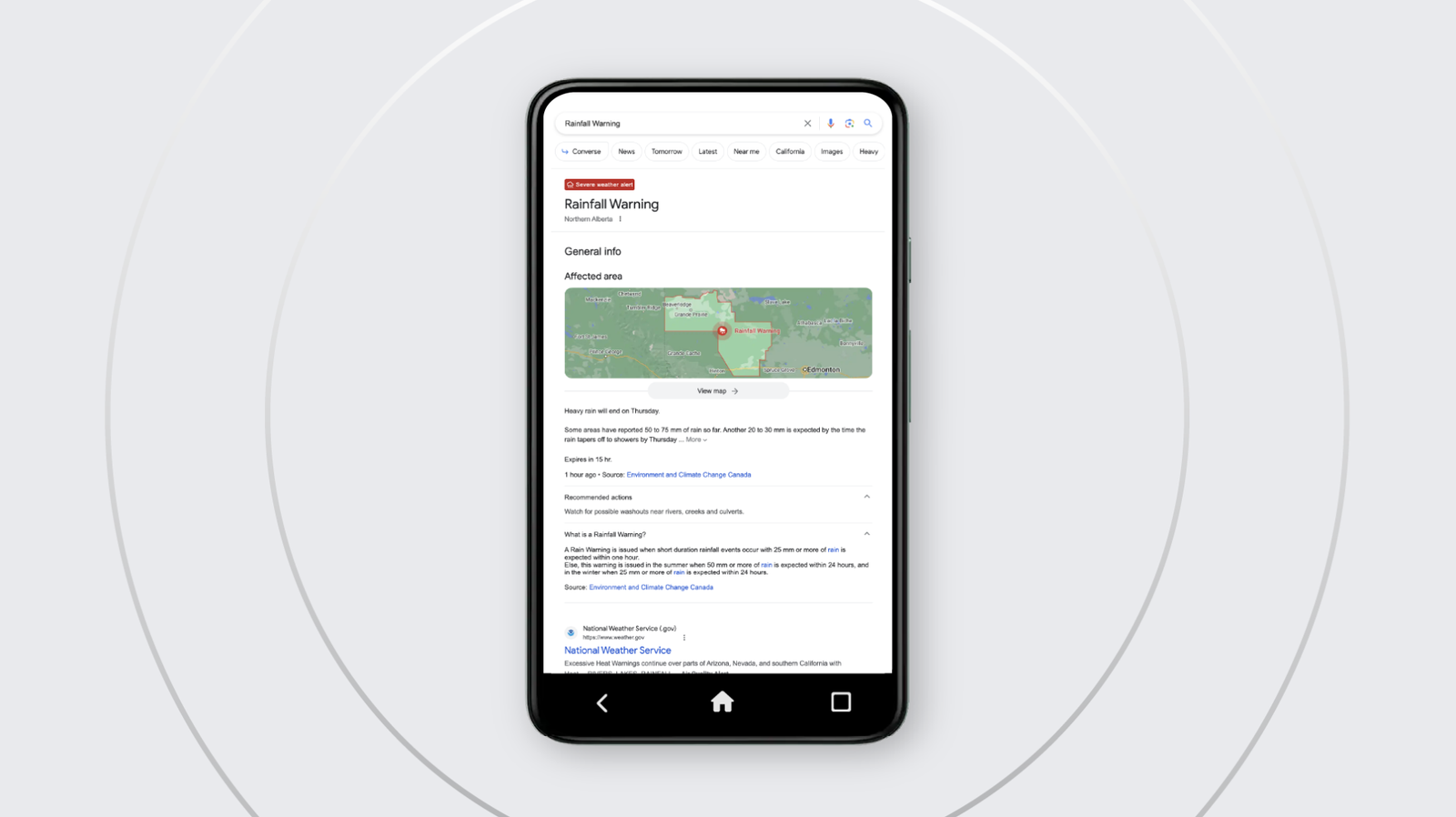 Google aggiunge le mappe agli alert di emergenza