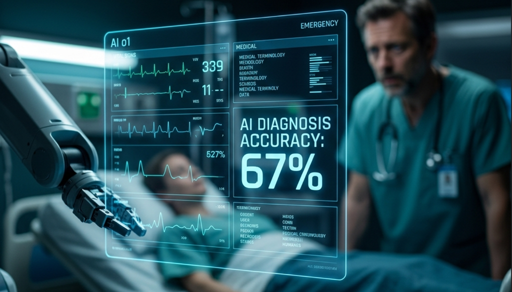 L’AI in medicina d’urgenza batte gli umani con il 67% di diagnosi corrette: lo studio di Harvard
