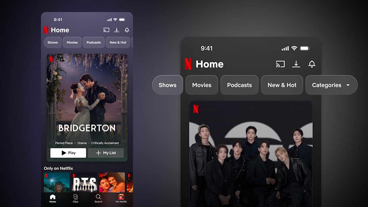 Nuova app Netflix: Clips e altre funzioni inedite per lo streaming