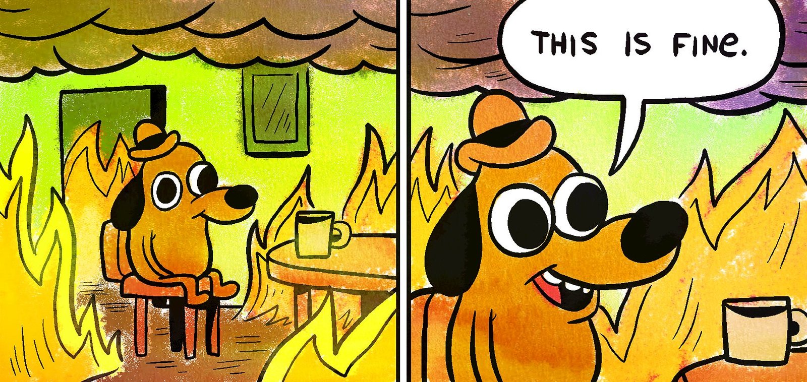 Ricordate il meme This is Fine? L’autore ha denunciato la startup Artisan per averlo usato senza permesso