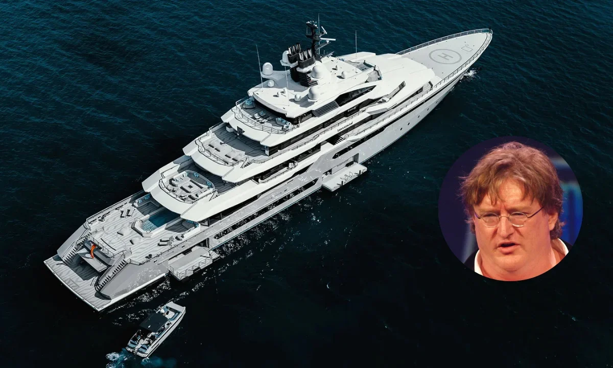 Leviathan Gabe Newell yacht valve gaming