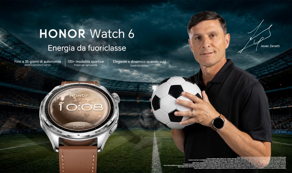 HONOR Watch 6 debutta in Italia con AI e sport