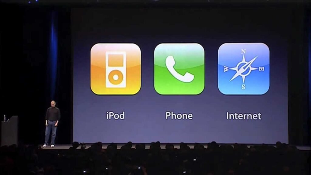 primo iphone 2007 steve jobs