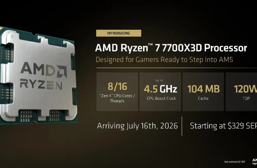 AMD Ryzen 7 5800X3D Anniversary e Ryzen 7 7700X3D