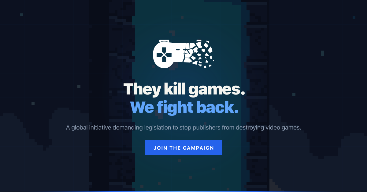 Stop Killing Games bocciata dall’UE: 1,3 milioni di firme non bastano, ma c’è ancora speranza