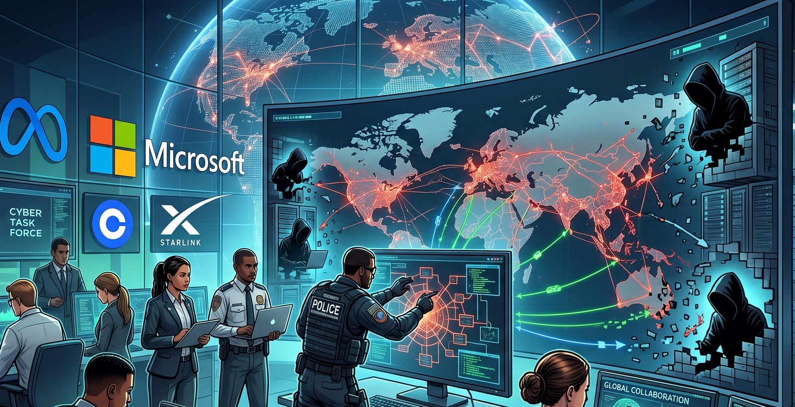 truffe online meta microsoft coinbase starlink doj
