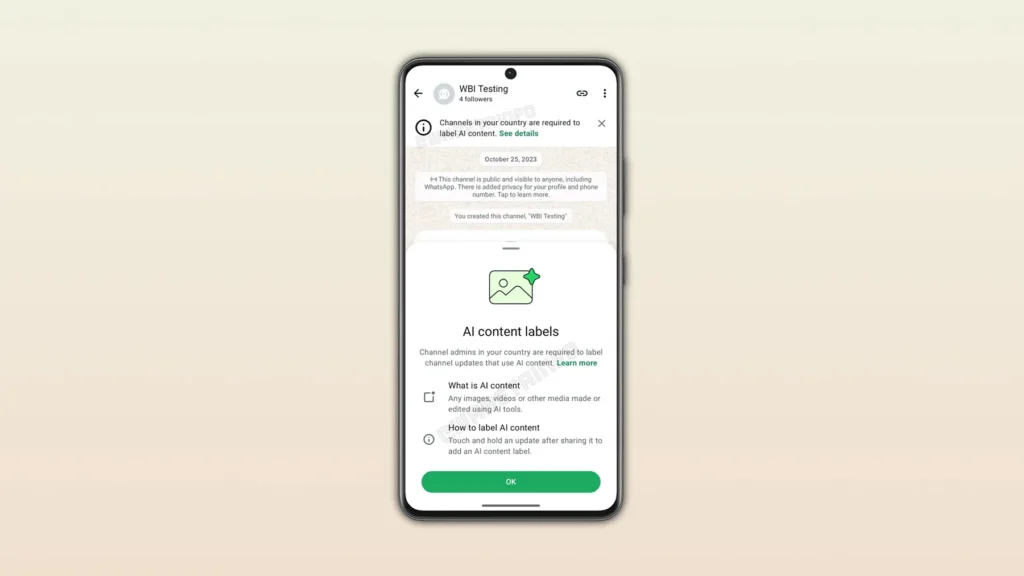 whatsapp wabetainfo etichette ai
