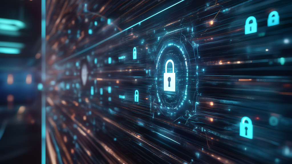 Un agente AI digitale che gestisce transazioni sicure in una bolla di crittografia